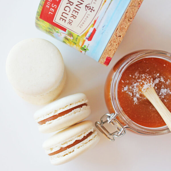 Macarons ar karameli Macarons ar karameli