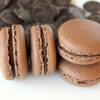 Šokolādes macarons Šokolādes macarons