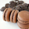 Šokolādes macarons Šokolādes macarons